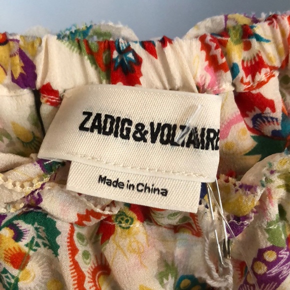 Zadig & Voltaire tease butterfly top - Picture 7 of 8